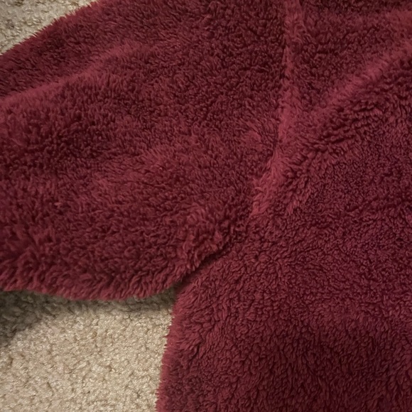 Ed Bauer Red Sherpa quarter zip size large - Picture 4 of 4